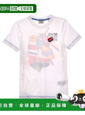 自营Scotch & Soda Regular-Fit T-Shirt - white 美国奥莱直发