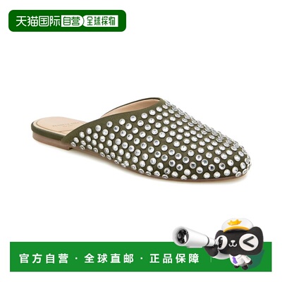 自营Kenneth Cole New York  Saddie Flat - olive 美国奥莱直发