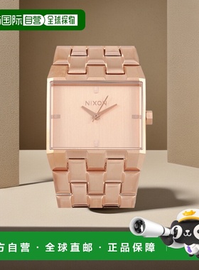 自营 Nixon Ticket II 全玫瑰金 34 毫米手表 A1262-897 - 多 美