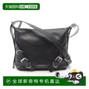 自營 美國奧萊直發(fā) 黑色 givenchy紀(jì)梵希皮革單肩包