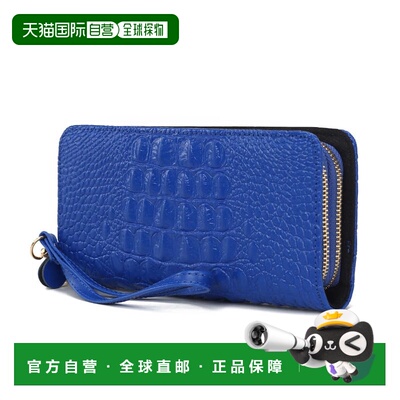 自营mia k collectionEve Genuine Leather Croc Women’s Wristl