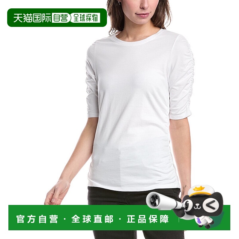 自营 rag & bone Juliet 褶皱 T 恤 - 白色 美国奥莱直发