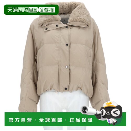 自营brunello cucinelliTechno塔夫绸短款河豚夹克-中性 美国奥