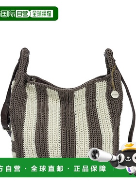 自营 the sakLos Feliz斜挎包-蘑菇条纹 美国奥莱直发新款