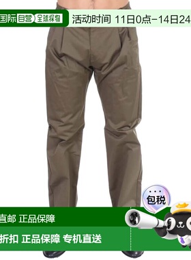 自营GF Ferre Cotton Stretch Comfort Fit Men's Pants - green