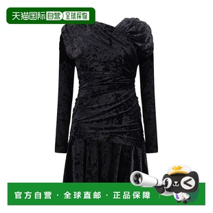 Women Mini Dress 美国奥莱直发 自营Ganni black Ruched