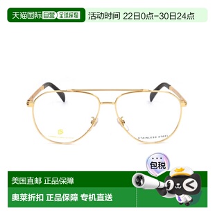 自营david beckhamDb 7023 Gold Metal Eyeglasses - neutrals 美