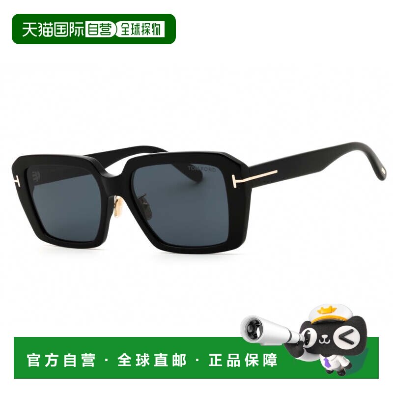 自营tom fordFT1164-K 01A闪亮黑/烟-闪亮黑 美国奥莱直发太阳镜