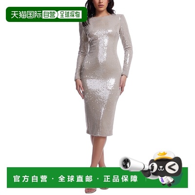 自营Dress The Population Emmalyn Sheath Dress - purple 美国