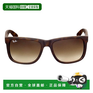 自营ray-banRay Ban Justin Classic Brown Gradient Square Unis