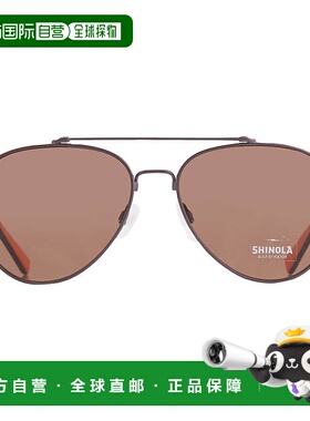 自营Shinola Brown Pilot Unisex Sunglasses SH2101S 071 56 - m