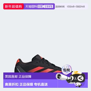 自营adidas Duramo SL男式跑步鞋-核心黑/太阳红/灰色6码 美国奥