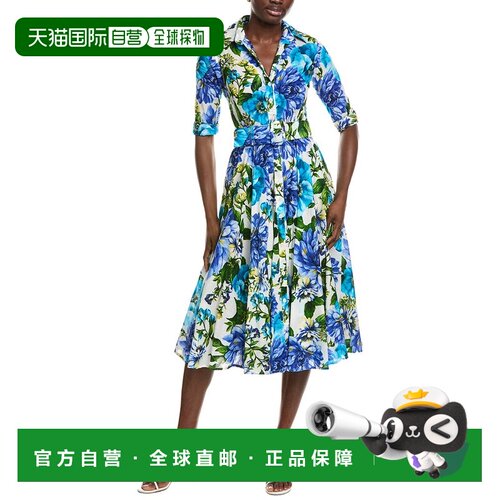 自营Samantha Sung Aster Midi Dress - white 美国奥莱直发