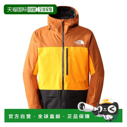 自营The North Face NF0A4QWX810夹克男式2XL棕色长袖病号APP1145