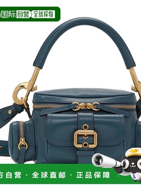 1h可退 香港直邮潮奢 Chloe 蔻依 女士 蓝色小号相机包 CHC24AS53