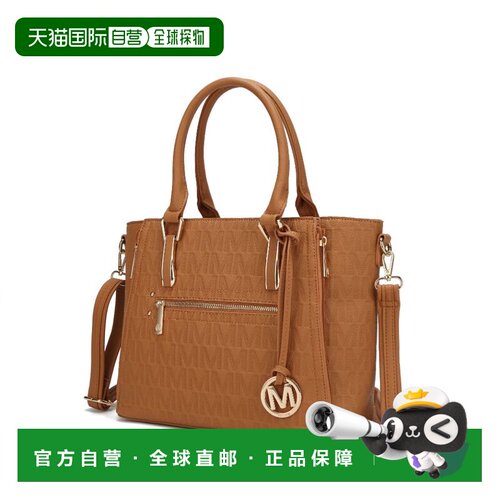 自营mia k collectionCairo M 签名挎包手提包 - 棕褐色 美国奥莱