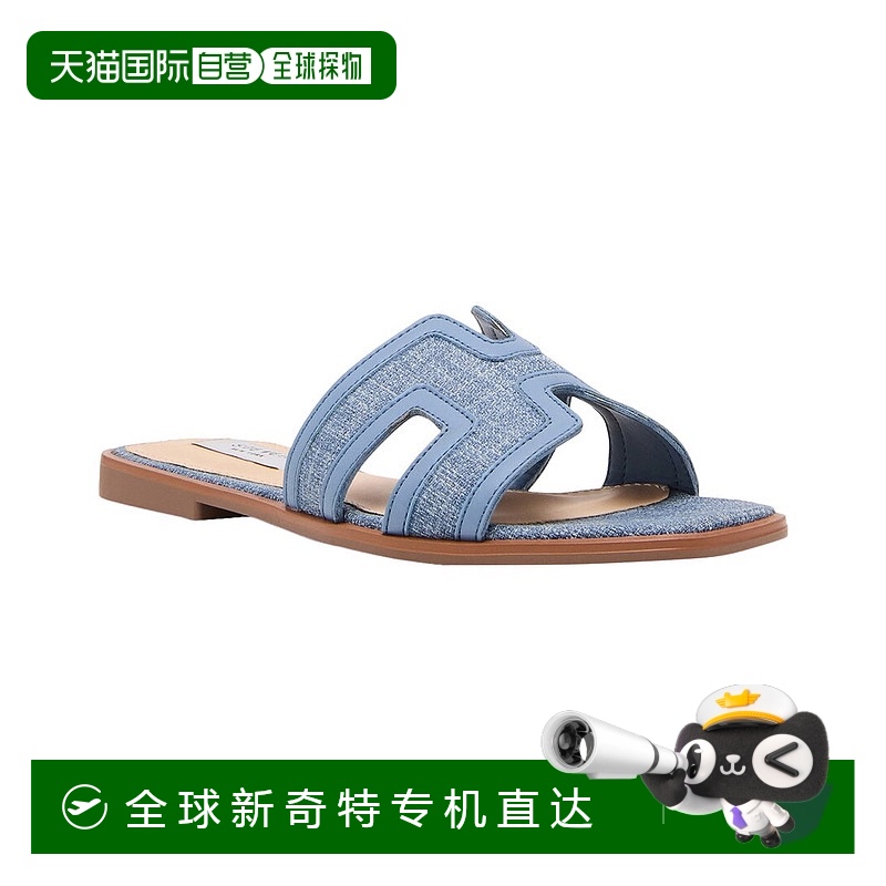 自营STEVEN By Steve Madden Eadie O Sandal- blue【美国奥莱