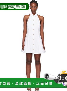 1h可退 香港直邮潮奢 Balmain 巴尔曼 女士 白色 A-Line Backless