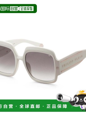 自营Philipp Plein Women's 56 mm White Sunglasses - white 美