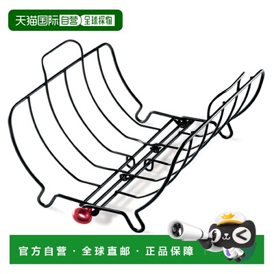 自营Cuisipro Roast & Serve 火鸡烤架不粘大号 746780 - 黑色 美