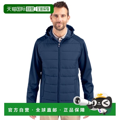 自营Cutter & Buck Evoke Hybrid Softshell Recycled Full Zip M