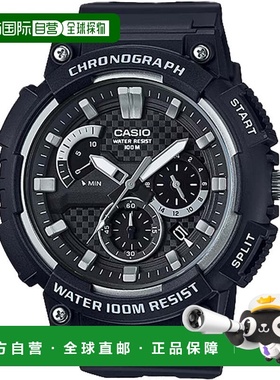 自营Casio Men's Chronograph Sport Watch with Black Dial - MC
