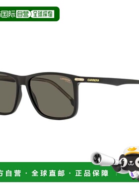 自营Carrera男士矩形太阳镜298/S 807IR黑色57mm-807ir 美国奥莱