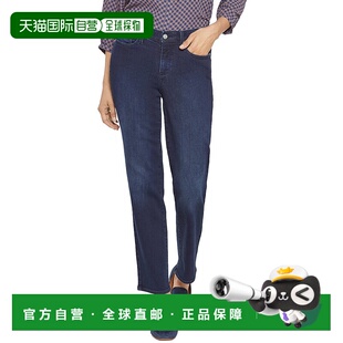 美国奥莱直发直筒裤 多 NYDJ艾玛地下细长牛仔裤 自营