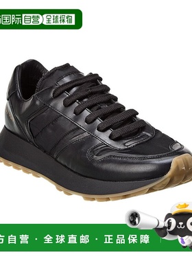 自营 Common Projects Track 76 尼龙和皮革运动鞋 - 黑色 美国奥