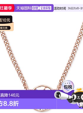 【美国直邮】givenchy 通用 项链纪梵希水晶金色吊坠