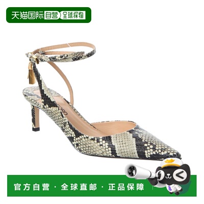自营Tom Ford Macchia Snake-Embossed Leather Slingback Pump -