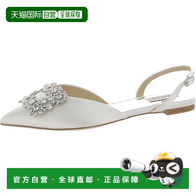 自营badgley mischkaSaga Womens Embellished Pointed Toe Sling