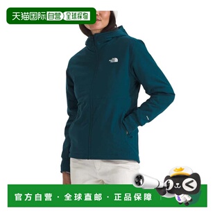 自营The North Face Shelbe Raschel连帽衫女式蓝色摇粒绒内衬DDR