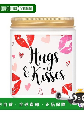 自营 loveryHugs and Kisses Candle - 10oz Vanilla Scented Soy