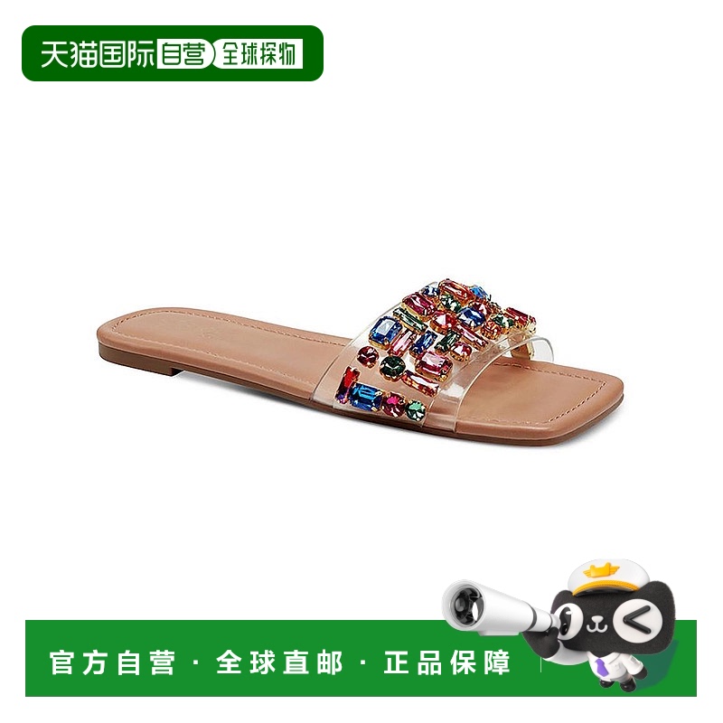 自营 thalia sodijillene 女式平底一脚蹬凉鞋 多色/透明 美国奥