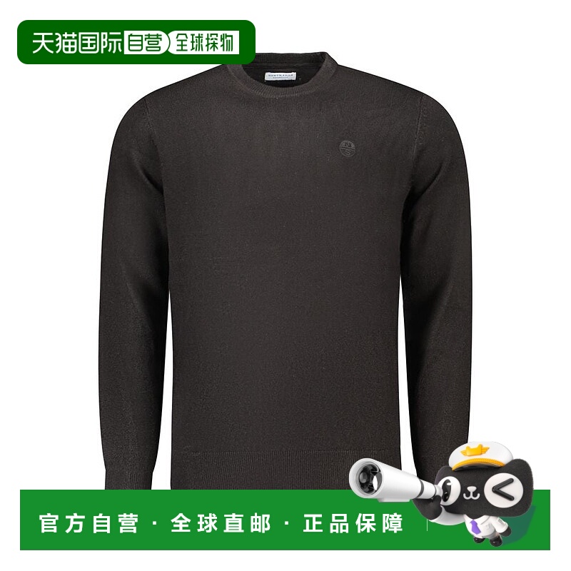 自营North Sails Nylon Men's Sweater - black 美国奥莱直发