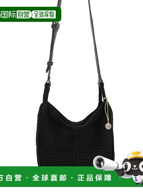 自营 the sak快乐十字军-手工钩针-黑色 美国奥莱直发新款斜挎包