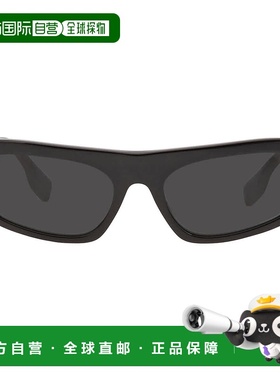 自营Burberry Palmer Dark Grey Irregular Ladies Sunglasses BE