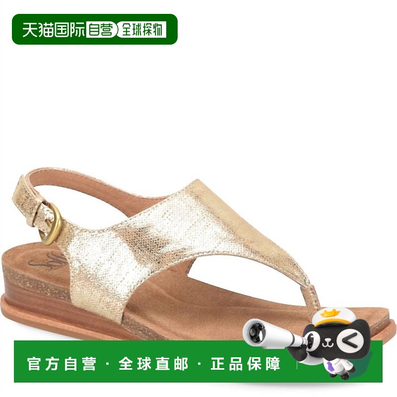 自营sofftWomen's Penelope Sandals In Gold - gold 美国奥莱直