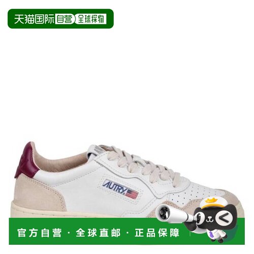 自营Autry Medalist Low-Top Sneakers - leat/suede wh/rspb rad