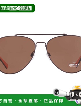 自营Shinola Brown Pilot Unisex Sunglasses SH2101S 071 60 - m