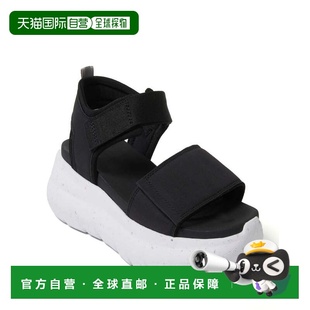 自营Dearfoams Women's Odell Platform Sandal - black 美国奥莱