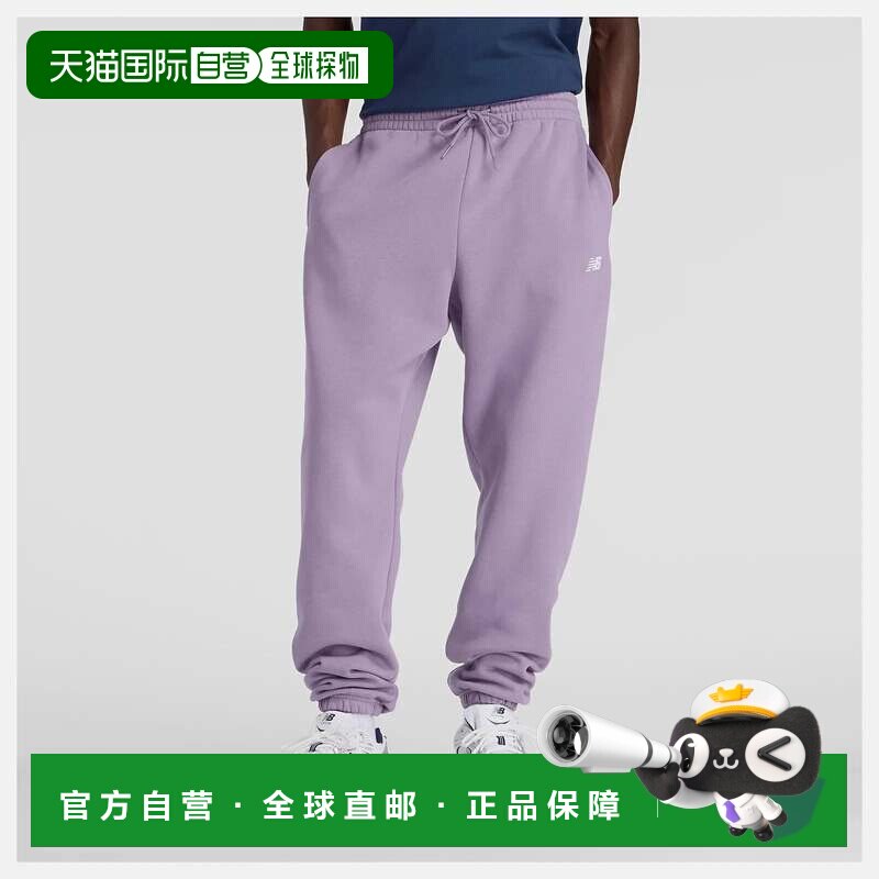 自营New Balance运动必需品加绒慢跑者男士蜜饯束腰MOT41-紫色 美