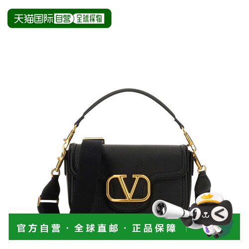 自营valentino garavani“Alltime” 单肩包-黑色 美国奥莱直发