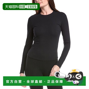 自营Sweaty Betty Essential Sculpt T-Shirt - black 美国奥莱直