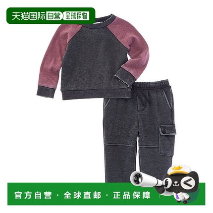 自营Splendid 2pc Pullover & Pant Set - red 美国奥莱直发