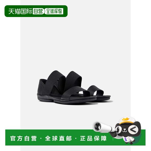 自营camper凉鞋女式露营鞋右Nina-黑色 美国奥莱直发