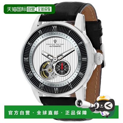自营Christian Van Sant男士白色表盘手表-白色 美国奥莱直发