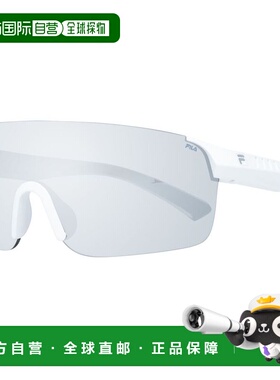 自营Fila Plastic Men's Sunglasses - WHITE 太阳镜美国直发奥莱