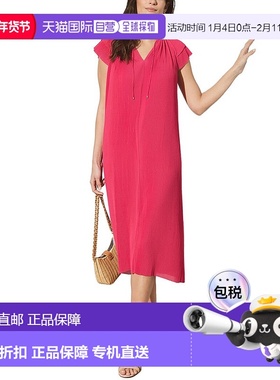 自营 J.McLaughlin Aisha连衣裙-红色 美国奥莱直发